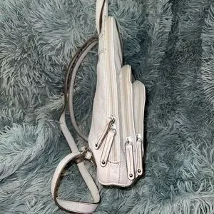 Elegant white Tignanello leather backpack Tignanello | Bags | Tignanello Black Leather Sling Backpack  main image 2